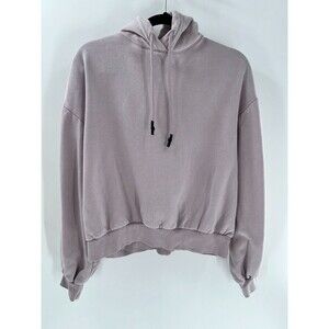 Women's Divided Lavender Oversized Cropped Hoodie Size S